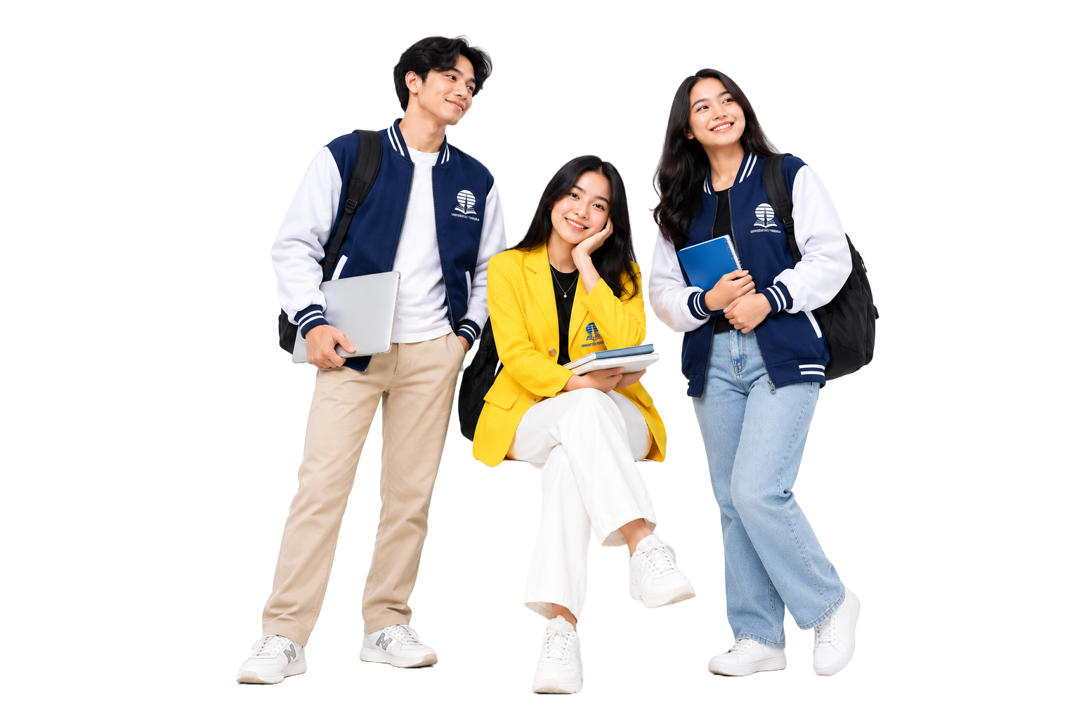 Ilustrasi mahasiswa belajar fleksibel di Universitas Terbuka Mandalika